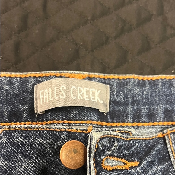 Falls Creek Blue Jeans with Brass Accents - Picture 2 of 4